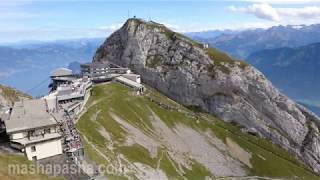 Гора Пилатус в Швейцарии. Мы на вершине горы / Mountain Pilatus Switzerland