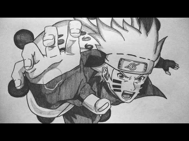 Drawing Pencil Art - Finished #narutosageofsixpath #drawing #Naruto  #uzumakinaruto