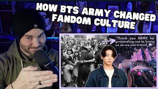 First Time Reaction to - How BTS ARMY Changed Fandom Culture