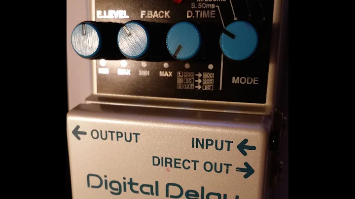 Boss DD-3 Digital Delay Demo (HQ Audio)