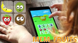 Mem Fruits: concentration, find & match up pairs screenshot 3