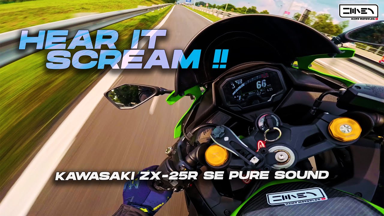 LET IT ROAR ! Kawasaki ZX25R SE Pure Sound + Yoshimura R55 | Malaysia [4K]