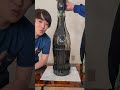 コーラ瓶で大成功した実験を巨大にしてやってみたら... #Shorts