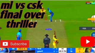 polard hue folad mi vs csk ipl 2021 /real cricket ???