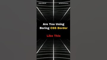🔥 Stop Using Boring Borders — Try This Glowing CSS Trick NOW! 😍⚡ #shorts