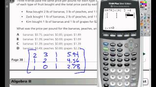 Question 55 - Tennessee Algebra 2 EOC Practice Test