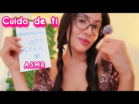 ASMR ROLEPLAY Tu AMIGA te CUIDA😴PLANEO un HERMOSO día PARA ti (junto a mí❤️)