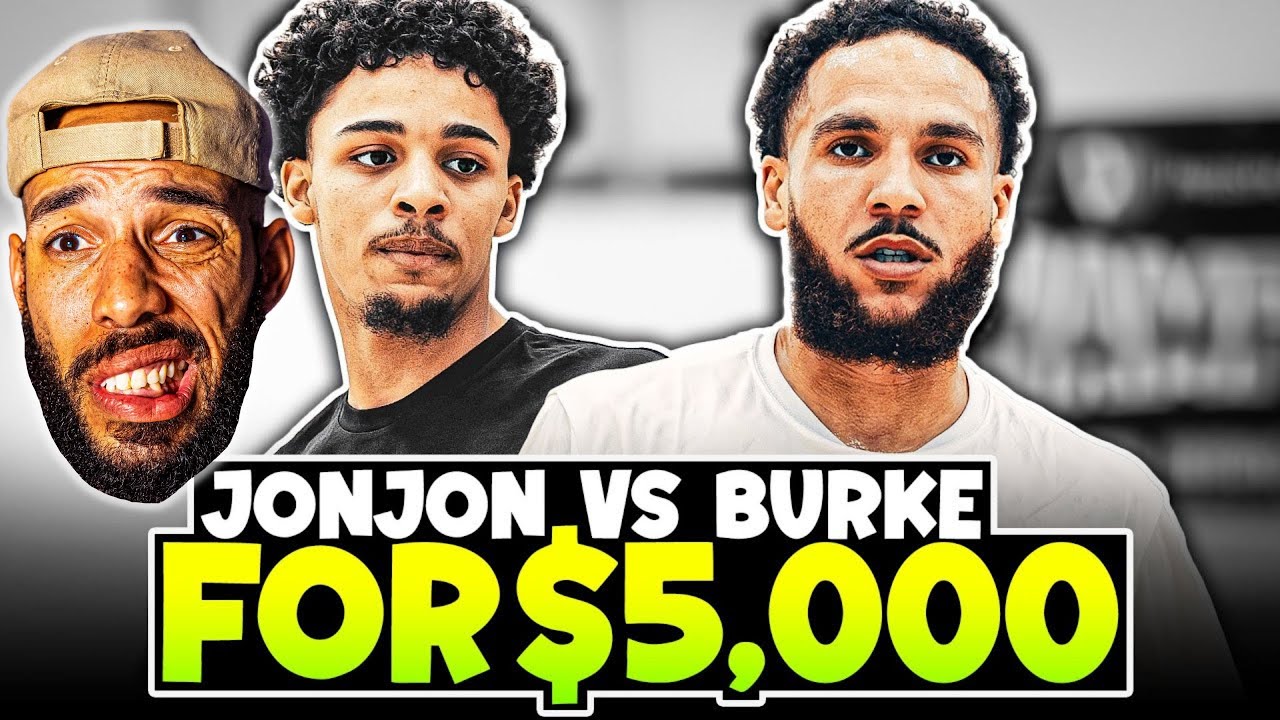Most Athletic 1v1 Basketball Battle Weve Seen! Jon Jon vs Burke - Midrange Breakdown