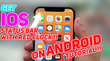How To Get iOS Status Bar on Android (iPhone X Style)