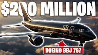 $200 Million Boeing BBJ 767 Private Jet: Flying in Opulence