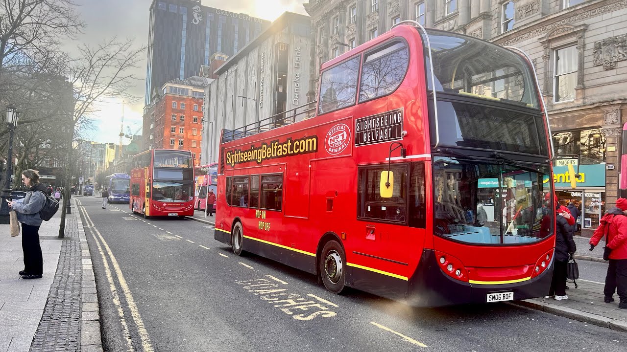 *Nice Ride* Onboard Allen’s Tours Enviro400 SN06 BOF on a Sightseeing Tour around Belfast (Ex GAL)