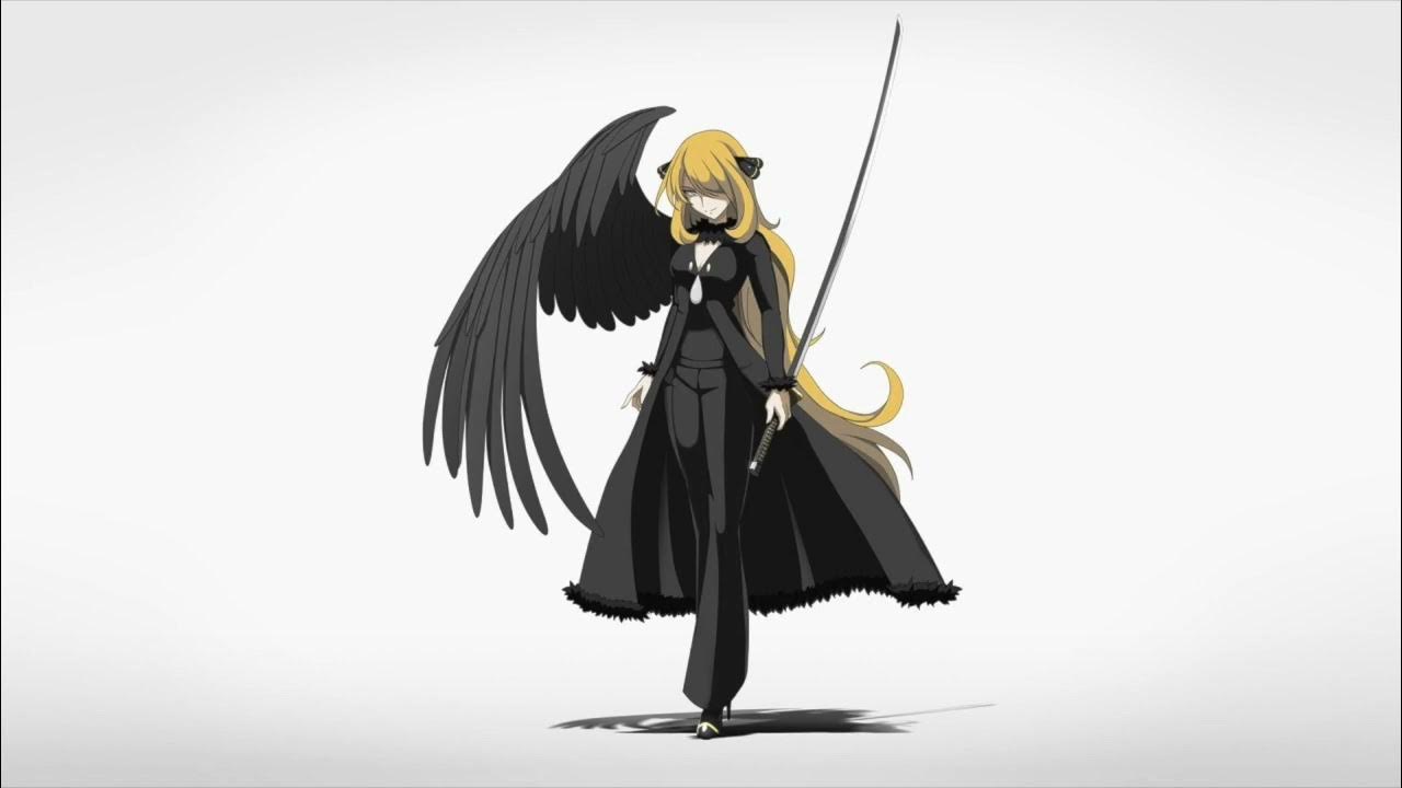 Cynthia and Sephiroth Art. One winged angel