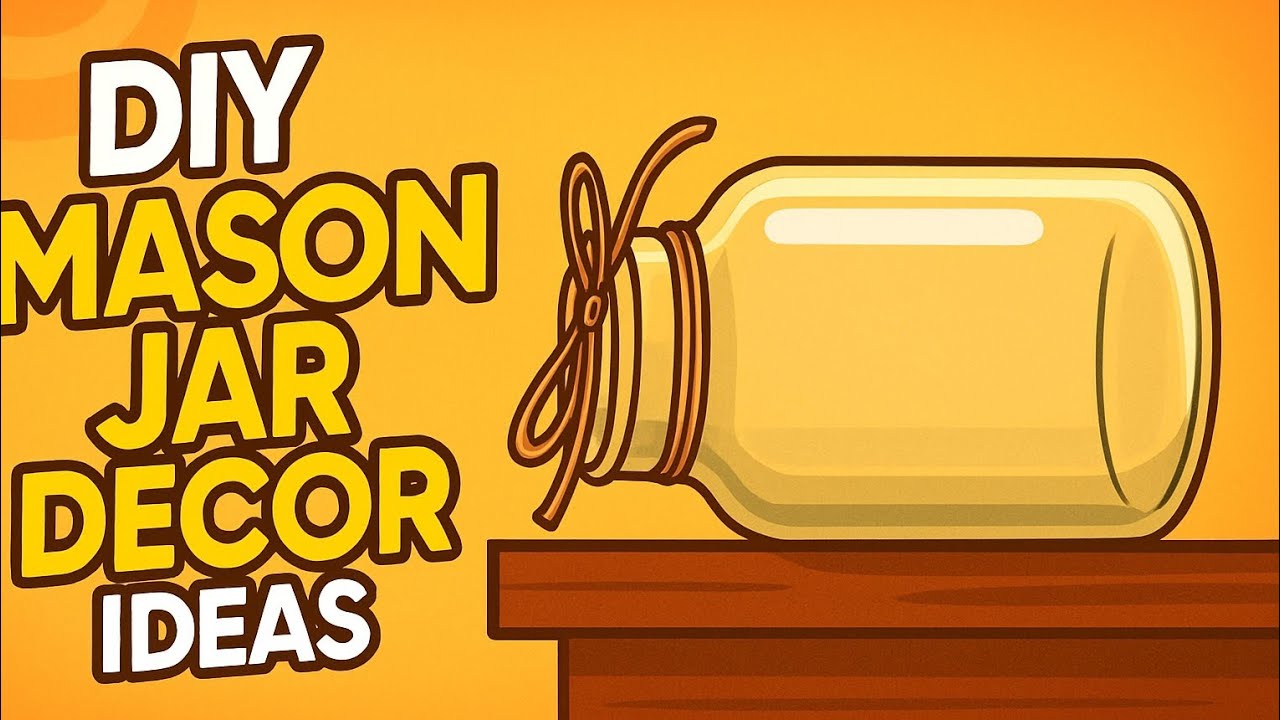 DIY Mason Jar Decor Ideas | Easy Home Decoration Tutorial 2025