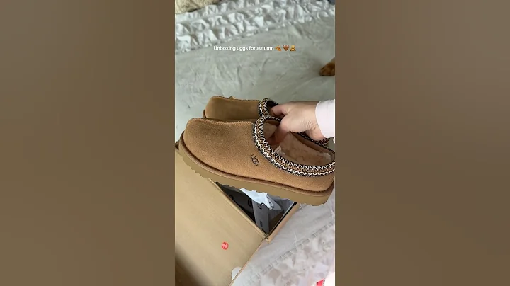Unboxing my Tasman uggs for autumn 🍂🧸🤎 #shorts #uggs #autumn #thatgirl