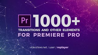 Seamless Transitions Pack-Premiere Pro-How to use and Download Link-1000  Transitions and Presets