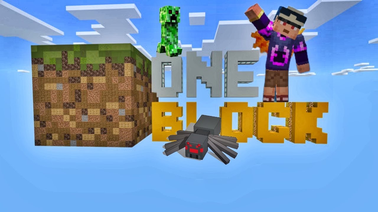My first day in MINECRAFT ONE BLOCK 😂 #1|#minecraft - YouTube