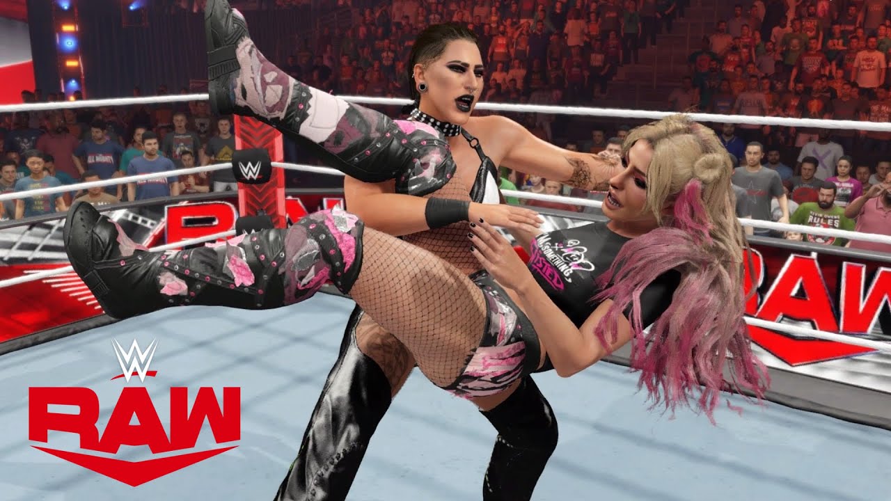 WWE 2K23 RAW RHEA RIPLEY VS ALEXA BLISS YouTube