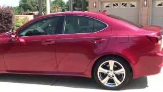 HD VIDEO 2012 LEXUS IS 250 MATADOR RED FOR SALE SEE WWW SUNSETMILAN COM