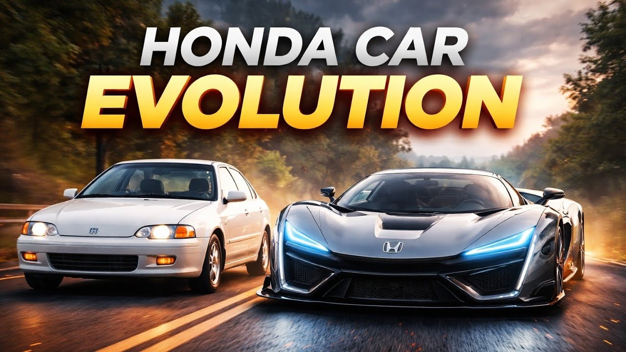 Honda Car Evolution | Old Classic to Future Supercar 🚗🔥