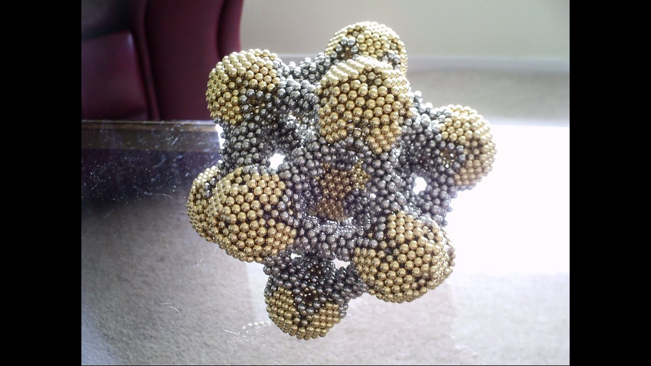 Giant Gold Molecule 7620 Neodymium Balls YouTube