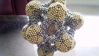 Giant Gold Molecule | 7620 Neodymium Magnetic Balls
A complex of 13 spheres interconnected with 42 struts in an icosahedral form. It turns out that this is also a form that a molecular cluster of gold can take, which I did not know when I built this shape.
Uses a total of 7620 magnet balls.
Music is from Oxygene 4 by Jean-Michel Jarre.
#ledwatchman #Neocube #Neoballs #Nanodots #ZenMagnets #Speks #Buckyballs #NingoBalls #CyberCube #KlikyBalls #NeoQube Giant Gold Molecule | 7620 Neodymium Magnetic Balls