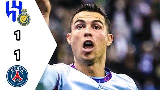 Psg Vs Riyadh Xi 1 -- 1 Cristiano Ronaldo Goal