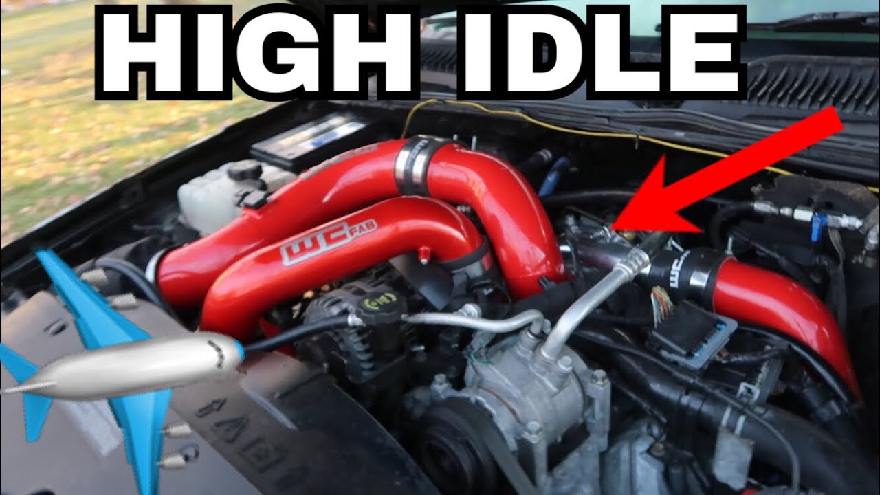 Duramax 68mm Turbo at High IDLE *sounds like a Jet* YouTube