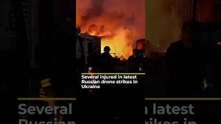 Several injured in latest Russian drone strikes in Ukraine | AJ #shorts