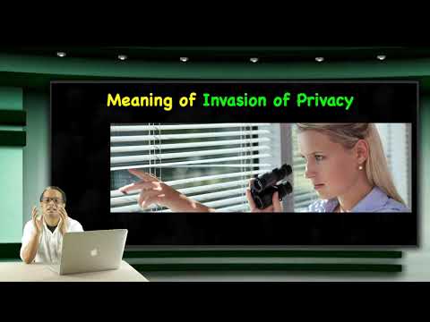 Invasion of Privacy (Tort Law)