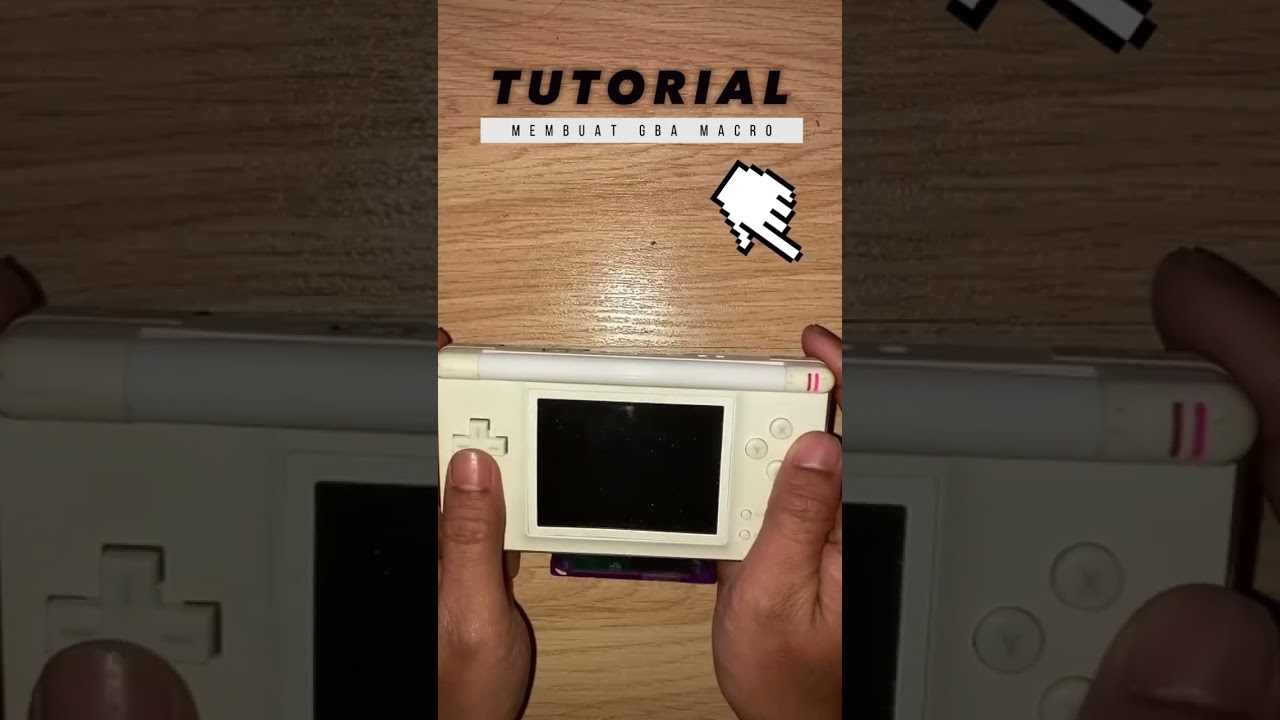 Membuat GBA Macro dari NDS Lite 