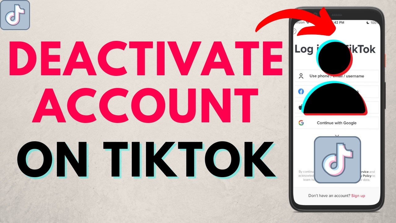 How To Deactivate Your Tiktok Account