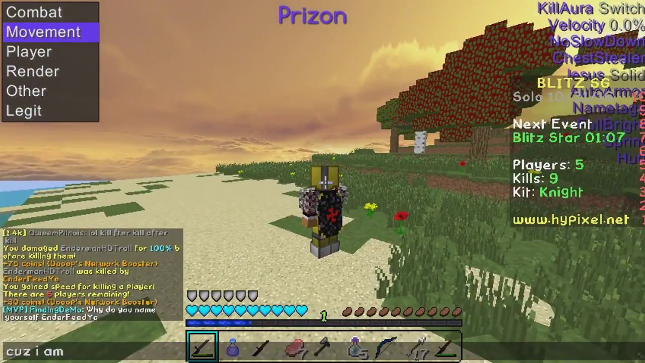 [𝑿] HYPIXEL HACKING WITH YOUTUBER ACCOUNT !
