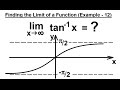 Calculus 1: Limits &amp; Derivatives (25 of 27) Finding the Limits of a Function - Example 12