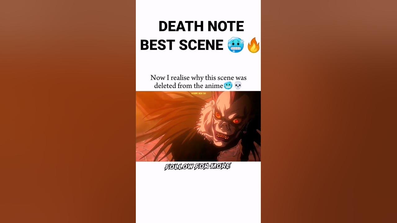 Death Note Most Scary scene 🥶🔥#deathnote #lightyagami #anime