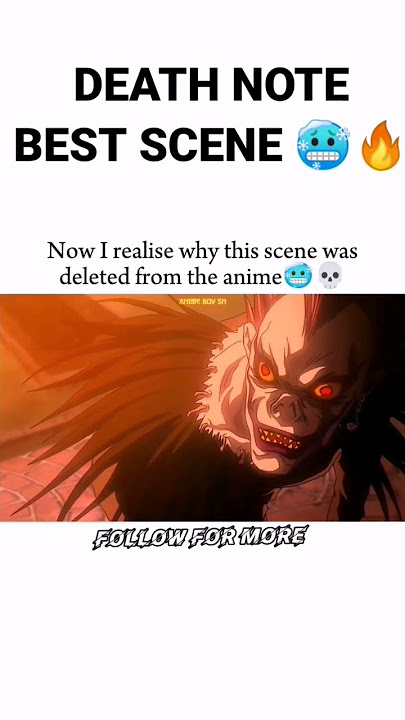 Death Note Most Scary scene 🥶🔥#deathnote #lightyagami #anime
