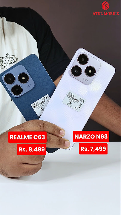 Realme NARZO N63 & Realme C63 - Similarities #realmenarzon63 #realmec63 #realmeindia #shorts