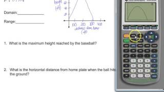 N#18 Quadratics in the real world