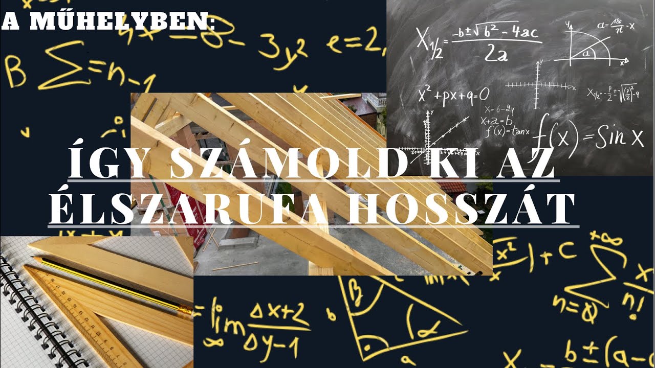 A műhelyben: Élszarufa hosszának a kiszámolása.