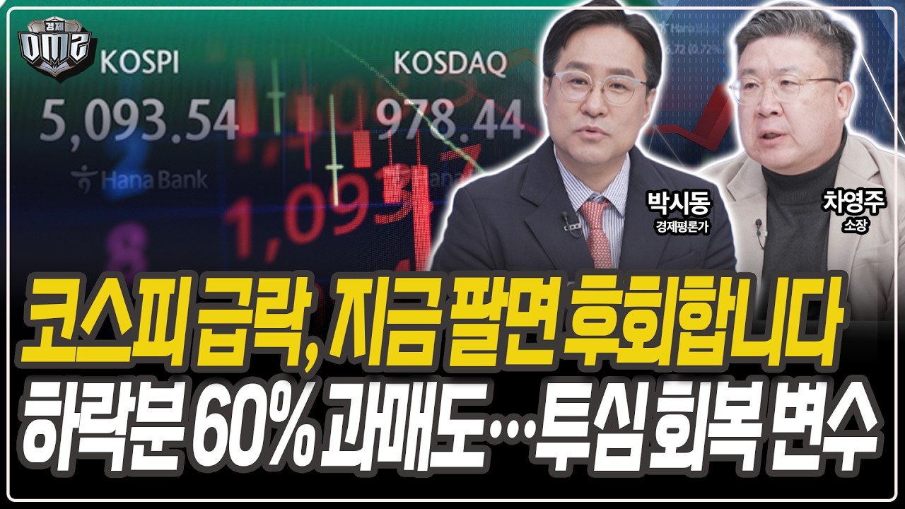 코스피 급락 속 외국인 장중 매수 전환 포착 [박시동 경제평론가][차영주 소장]