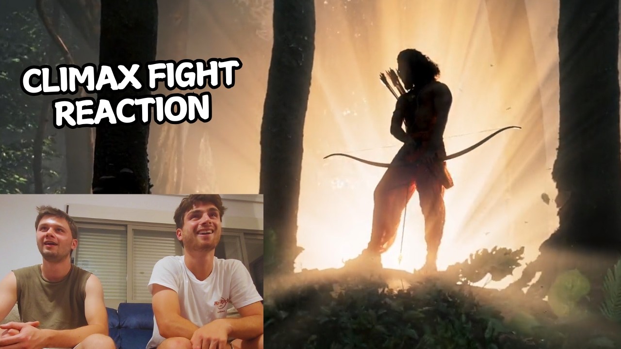 Foreigners react to RRR climax fight | Ram C, JR. NTR, SS Rajamouli