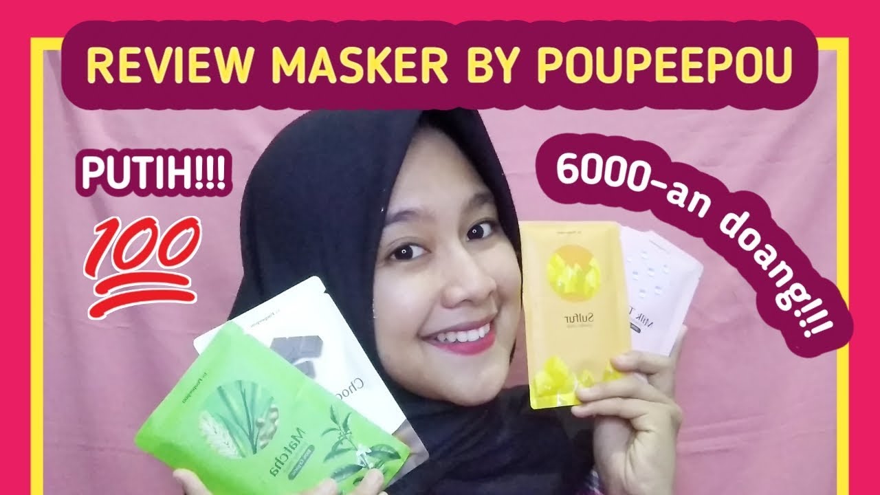 MASKER 1x PAKE LANGSUNG PUTIH? SERIUSAN?! REVIEW MASKER BY POUPEEPOU