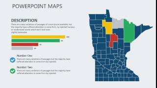 Minnesota Usa Powerpoint Maps Of Minnesota With Counties