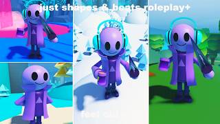 How to get FEEL OLD YET BADGE + MORPHS in JUST SHAPES & BEATS ROLEPLAY+ [ UPDATE ]  ROBLOX