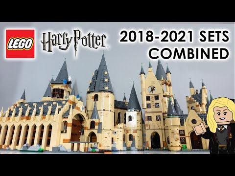 Combining EVERY LEGO Harry Potter Hogwarts Castle Sets (2021-2023) 