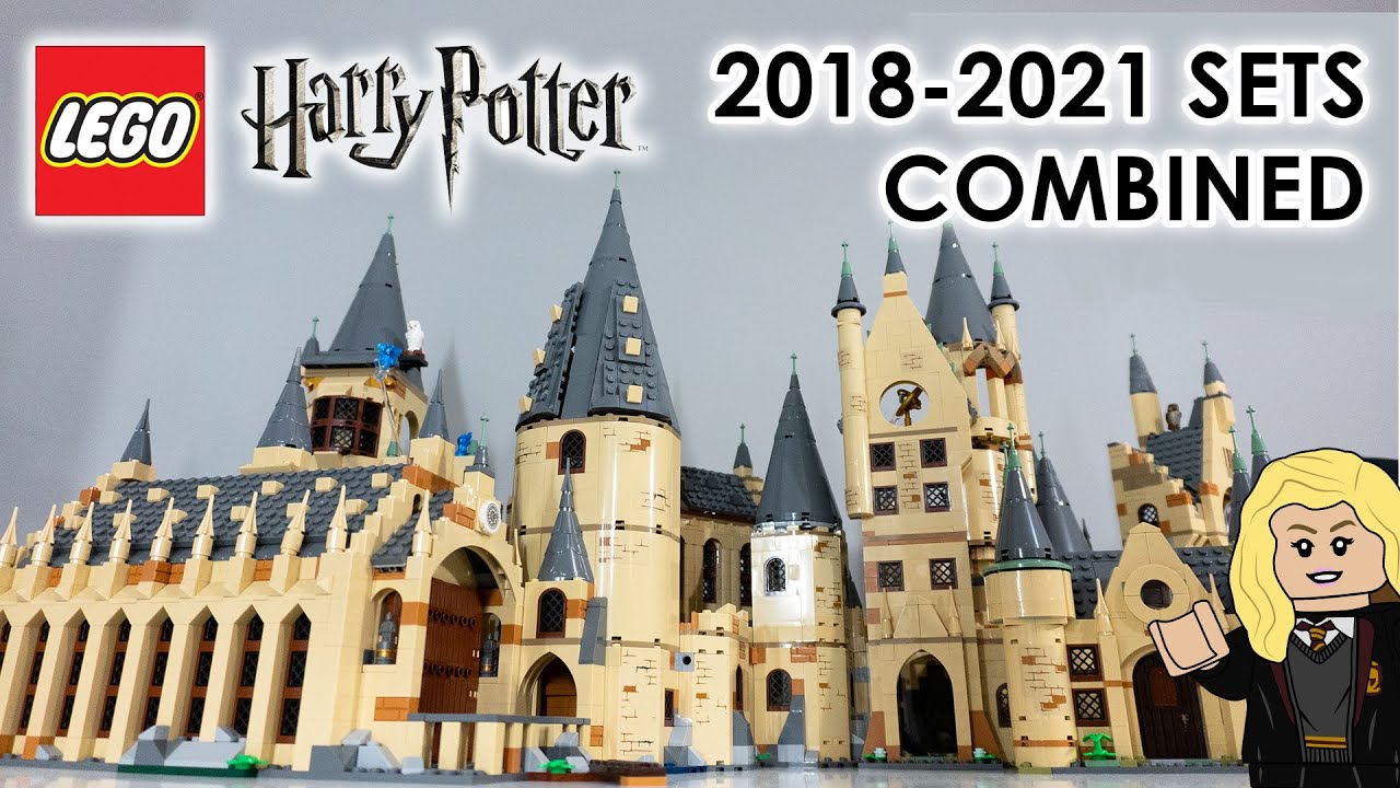 Ellers plisseret Effektivitet LEGO Harry Potter Hogwarts Castles Combined! (2018-2021 Sets) - YouTube