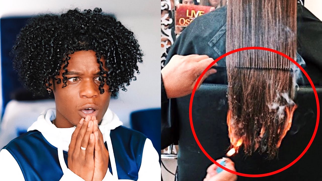 CHILE.. REACTING TO HAIR HACKS + MAN WEAVES!