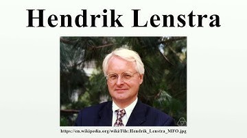 Hendrik Lenstra