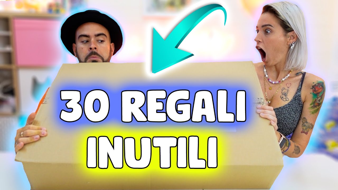 Ho fatto 30 REGALI  (INUTILI) ma STUPENDI ad ALE!!  😂
