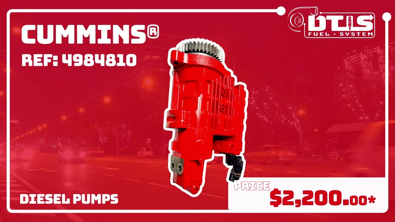 High-quality diesel turbochargers, injectors, pumps and electronic actuators at DTIS Fuel System