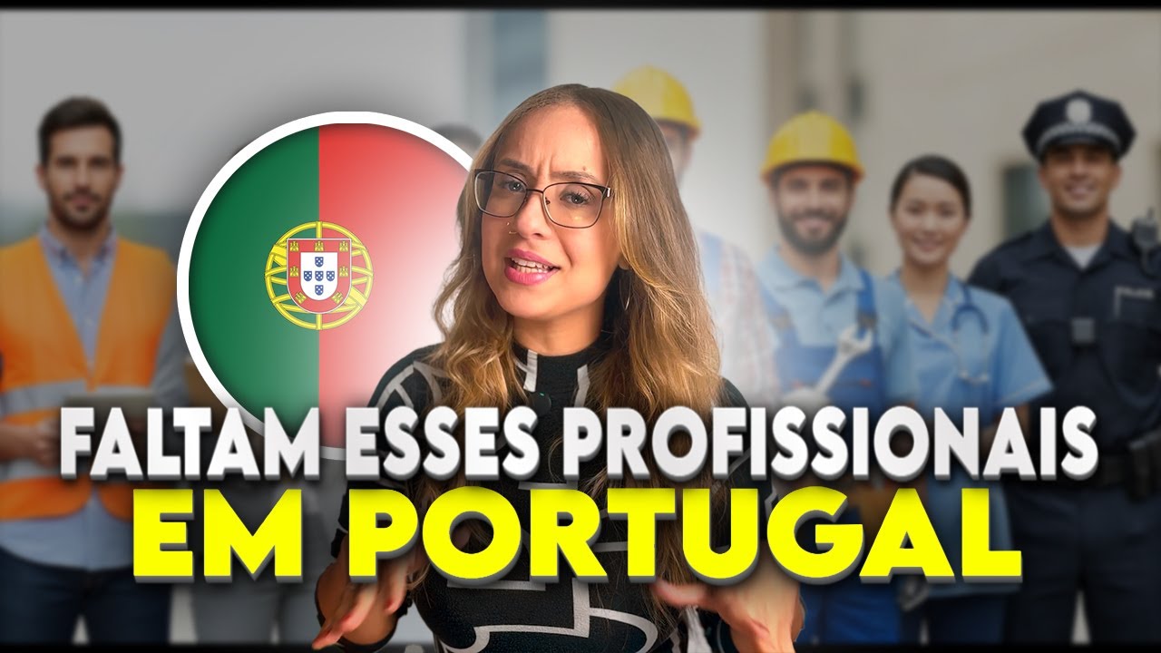 Portugal está um CAOS, precisam urgentemente de pessoas para TRABALHAR nessas áreas.